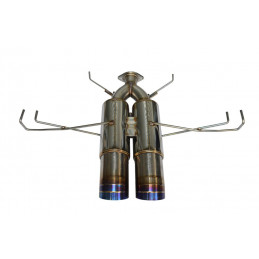 CAT BACK FX-PRO FULL TITANIUM 70RS - J'S RACING - Honda Civic Type R FK8 18+