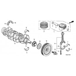 Coussinet bielles OEM Honda K20