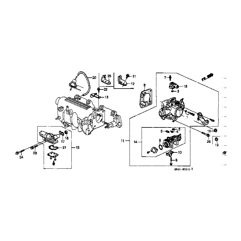 IACV OEM Honda B16/B18